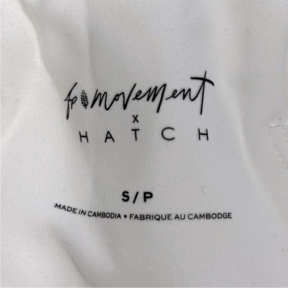 FP Movement x Hatch Never Better Square Neck Maternity Bra Size S White NEW - Picture 4 of 7